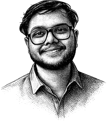 Illustrated portrait of Dilith Dinesh